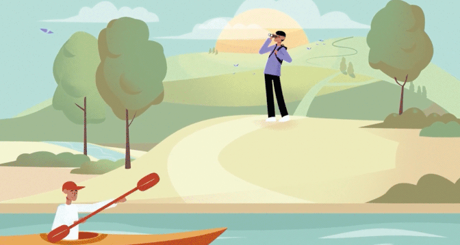 TOERISME VLAANDEREN X FLAT DESIGN